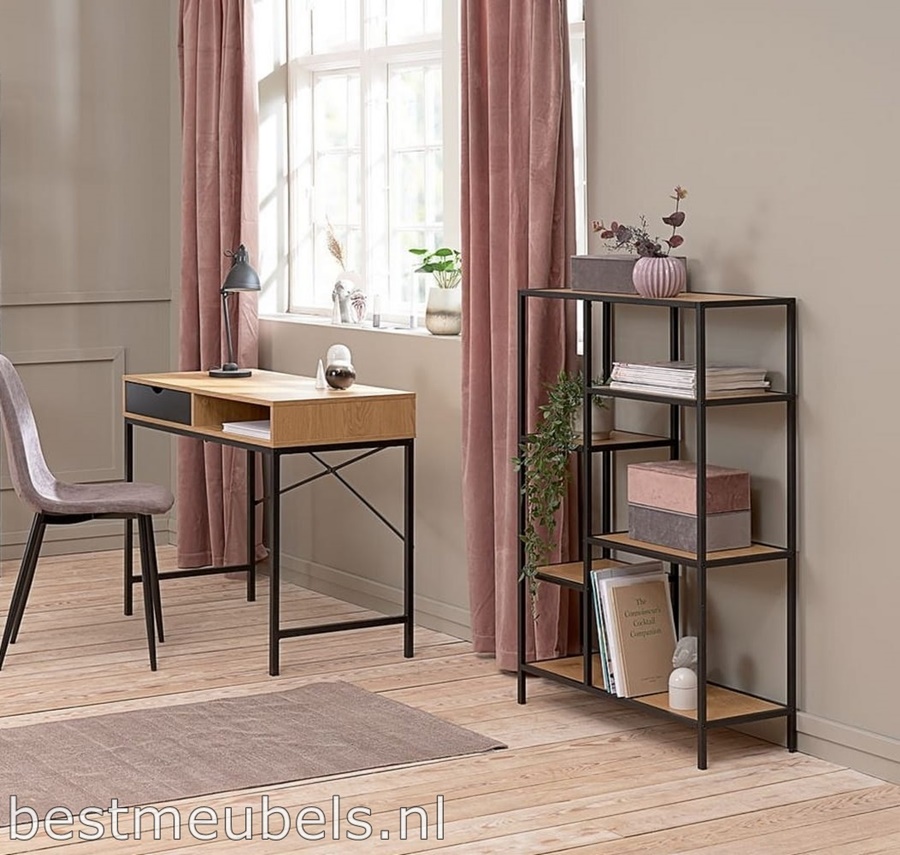 Een industriële boekenkast is een meubelstuk dat zowel functioneel als decoratief is en een stoer, industrieel tintje geeft aan een interieur. Deze boekenkasten hebben vaak een robuust ontwerp en zijn gemaakt van materialen zoals metaal en hout.