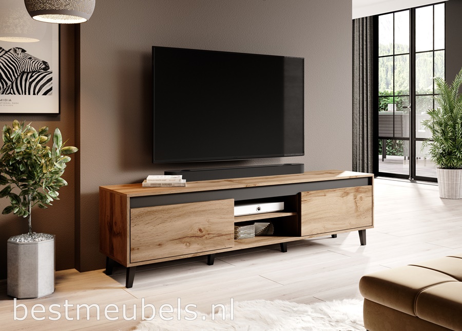 Inspecteur routine Fascinerend NAVE 2 170cm Tv-meubel Eiken Wotan Tv-kast