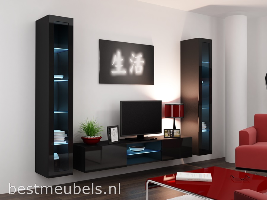 hoge kwaliteit tv-meubel, hangende tv-kast, gratis bezorging, goedkoopste wandmeubel hoogglans grijs, design, modern,