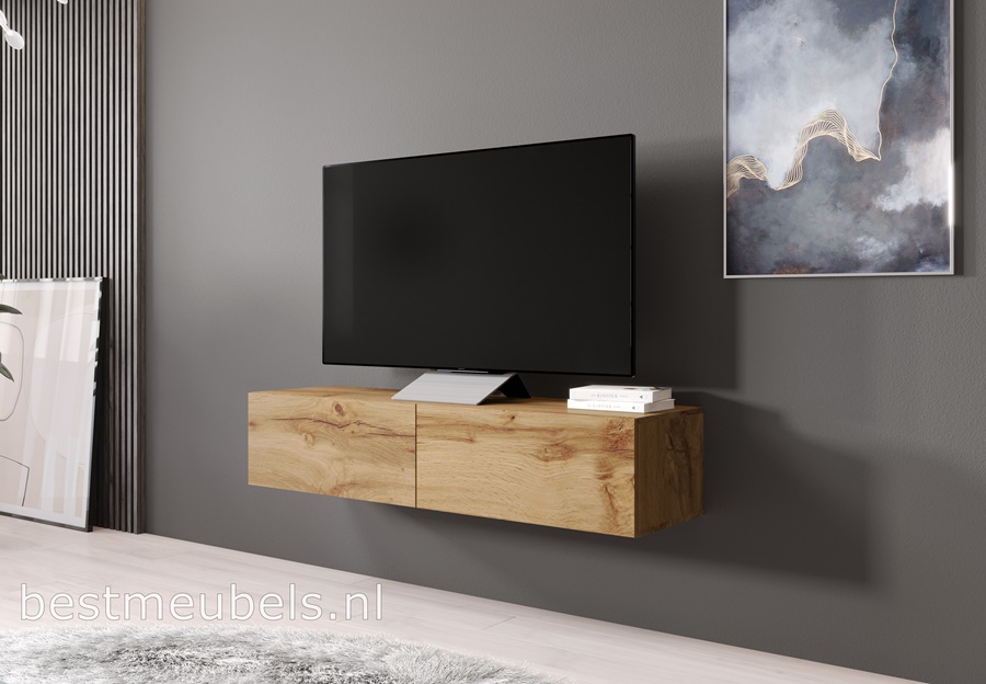 zwevend tv-meubel  wandmeubel tv-kast goedkoop gratis bezorging