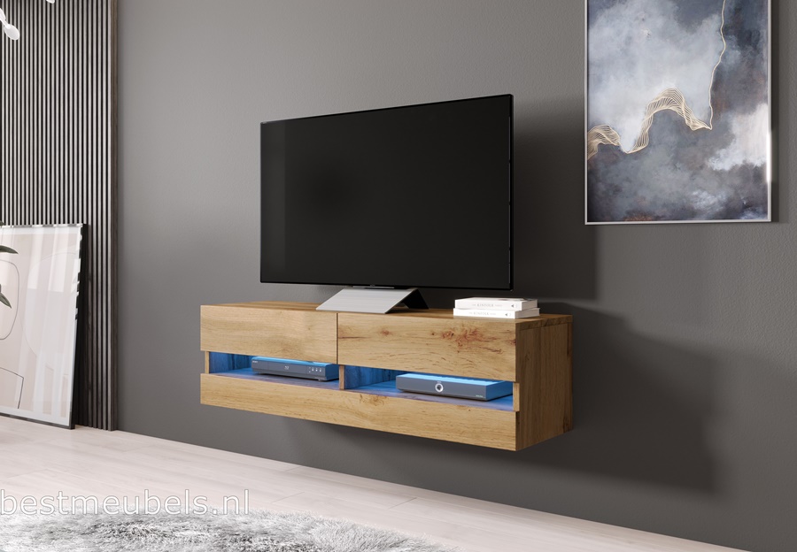 zwevend tv-meubel verdi wandmeubel tv-kast goedkoop gratis bezorging