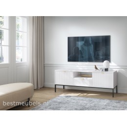 NORG TV-meubel Wit / Zwart