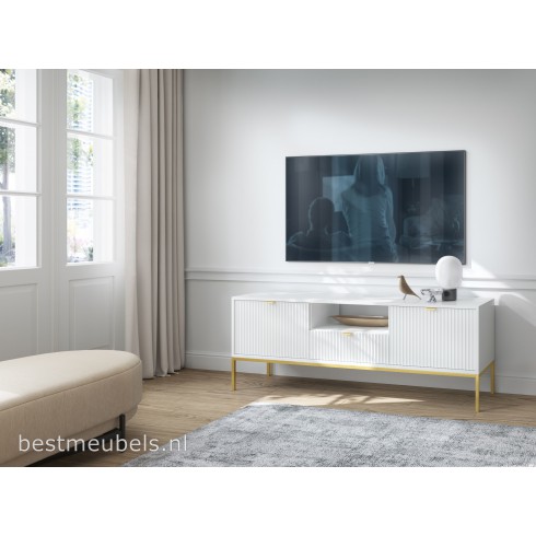 NORG TV-meubel Wit / Goud