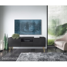 HELDEN TV-meubel Zwart / Marmer look