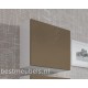 Design hoogglans bruin hangkastjes VERDI , vierkant 50 x 50 cm 