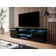 ENNA TV-meubel 180cm, Hoogglans Zwart