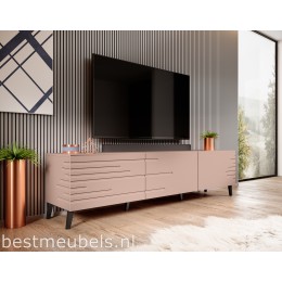 NEMI TV-meubel 186cm Mat Roze
