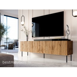 JENA TV-meubel 190cm Eiken Wotan , TV-Kast
