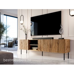JENA 1 TV-meubel 190cm Eiken Wotan , TV-Kast